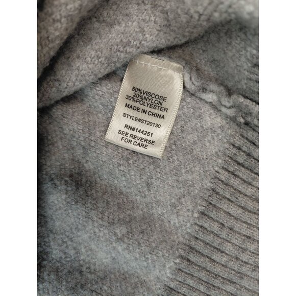 Sincerely Jules Gray Herringbone Knit Vest Womens Size L - Picture 5 of 5